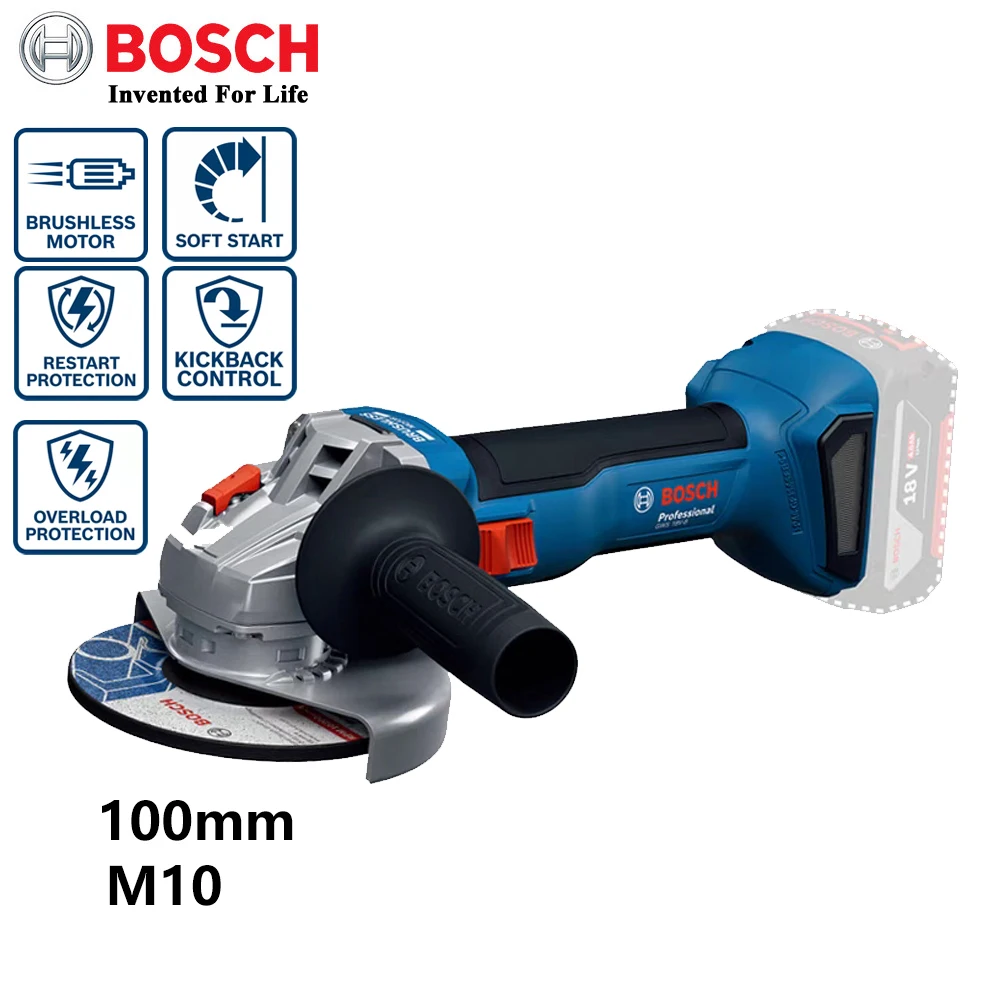 Power Tools Professional - Esmerilhadeira Angular Sem Fio Bosch GWS