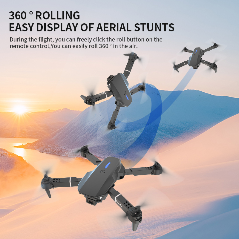 Drone Dobrável E88 Pro com Câm - Power Tools World avaliação e preço